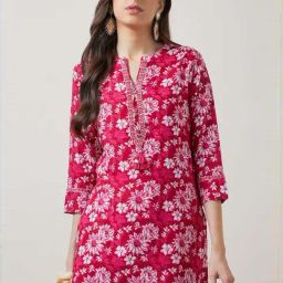 Soch Fuchsia Pink Printed Tunic-35