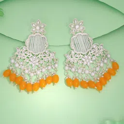 Anouk Diamond Shaped Jhumkas Earrings-16