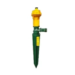 Unison Manual Spike Sprinkler With Jet Impulse Head (Green and Yellow), 1107-picture-1