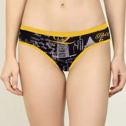 AROUSY Black Printed Hipster Panty-image-68