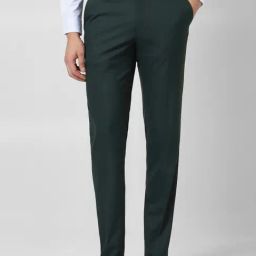 Van Heusen Green Slim Fit Trousers-picture-23