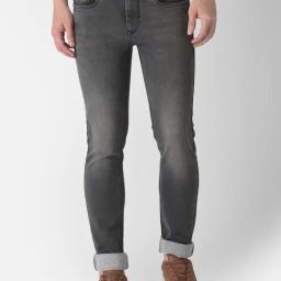 Turtle Dark Grey Narrow Fit Jeans-image-96