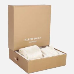 Allen Solly Beige Textured Tie and Pocket Square-image-68