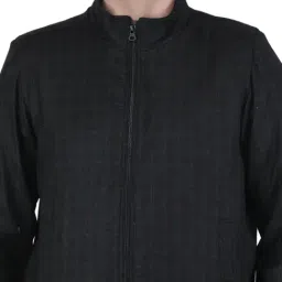 Monte Carlo Charcoal Regular Fit Check Jacket image 4
