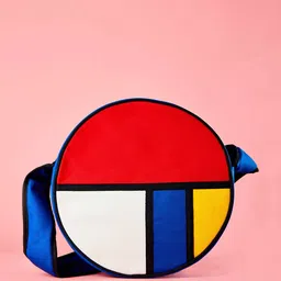 Tokike Unisex Colourblocked Structured Sling Bag-0