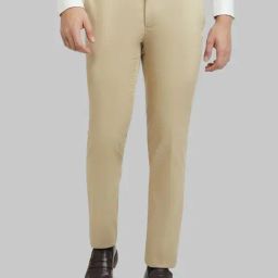 Raymond Brown Slim Fit Trousers-image-81