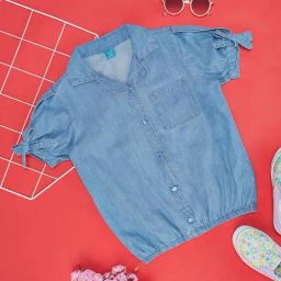 YU by Pantaloons Kids Blue Cotton Regular Fit Top-image-46