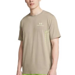 Under Armour Brown Regular Fit Sports T-Shirt-image-3