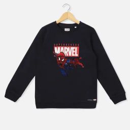 Allen Solly Kids Black Embellished Full Sleeves Sweatshirt-picture-37