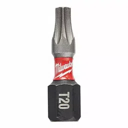 Milwaukee Insert Bit 1/4 Torx T20 1 25 Pcs, 33GM76-30