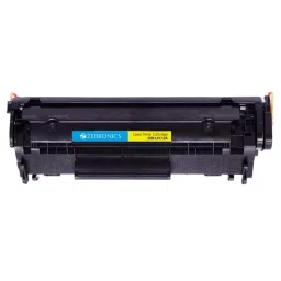 ZEBRONICS ZEB-LPC12A Toner Cartridge Black for HP LJ 1010/1012/1015/1018/1020/1022/1022N/1022NW, 3015/3020/3030/3050/3052/3055, M1005 /M1005 MFP/M1319f MFP, Canon LS LBP2900/2900B/3000, Canon IC MF4690, Canon IS MF4140HP LJ 1010/1020-8