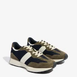 SOLEPLAY by Westside Olive Colour-Blocked Lace-Up Sneakers-1
