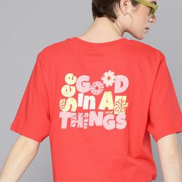 Levis Typography Printed Drop-Shoulder Sleeves Pure Cotton Relaxed Fit T-shirt-image-46