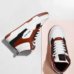 NEW LIMITS Men Colourblocked Sneakers-image-24