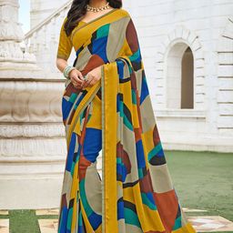 Laxmipati Sequinned Satin Saree-image-43