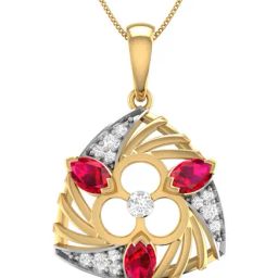 PC Jeweller Cullo 22 kt Gold Pendant without Chain-image-19