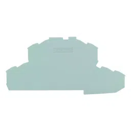 Wago END AND INTERMEDIATE PLATE, RAIL, GRAY, 2002-2491.-picture-11