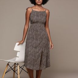 Roadster Abstract Print Crepe A-Line Midi Dress image 5