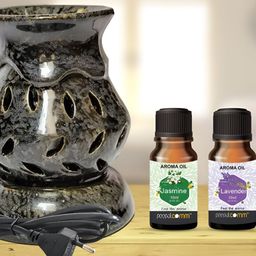 PEEPALCOMM 2-Pcs Black Jasmine & Levender Diffuser Set- 10 ml Each-32