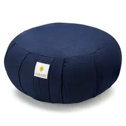 Sarveda Round Zafu Meditation and Yoga Cushion - Navy Blue-picture-11