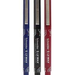 Schneider Luxor LX MAX Roller Ball Pen Pack of 3 - Blue  Black &  Red-image-36