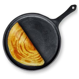 The Indus Valley Pre-Seasoned Cast Iron Tawa for Dosa/Chapathi | 25 cm/10 inch, 1.7kg | Induction Friendly | Naturally Nonstick, 100% Pure & Toxin-Free, No Chemical Coating-image-15