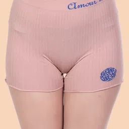 Amour Secret Pack Of 3 Striped High Rise Boy Short Briefs-image-38