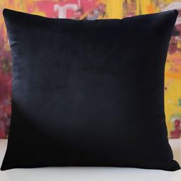 IVAZA Unisex Black Cushion Covers-picture-49
