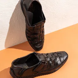 ATESBER by Inc.5 Men Leather Comfort Sandals-image-86