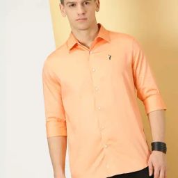 Thomas Scott Coral Slim Fit Shirt-image-29