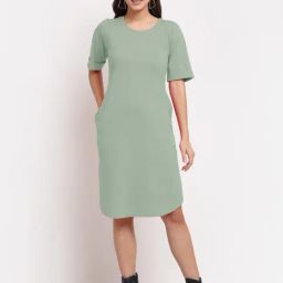 BRINNS Green Midi Dress-image-19