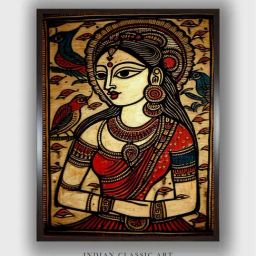 Indian Classic Art Multicolor Canvas Abstract Wall Art-image-80