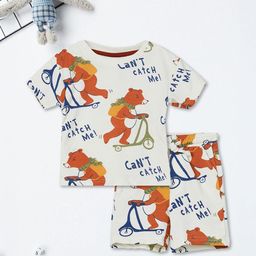 max Boys Printed T-shirt with Shorts-picture-23