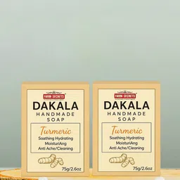 FARM SECRETS Set Of 2 Dakala Handmade Soap With Turmeric - 75 g Each-image-66