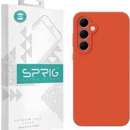 Sprig Back Cover for Samsung Galaxy M55 5G (Orange)-image-92