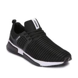 Furo by Red Chief Men's Black Walking Shoes-image-39