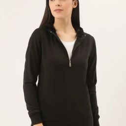 Belle Fille Black Regular Fit Jacket-image-88