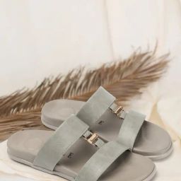 Elle Women's Grey Casual Sandals-image-101