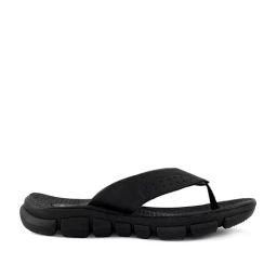 Yoho Men's Arch Support Breeze Black Flip Flops-image-21