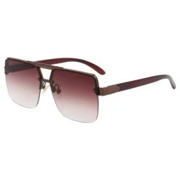 Ted Smith Brown Aviator UV Protection Unisex Sunglasses-image-96
