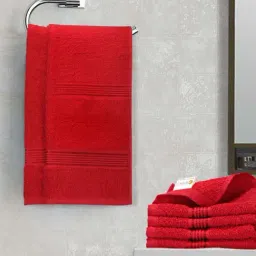 Bianca D`ROSS Red Cotton 400 GSM Towel Set-42