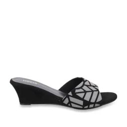 Mochi Women's Black Casual Wedges-image-57