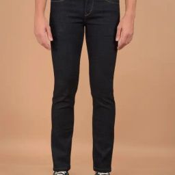 Crimsoune Club Navy Blue Blended Slim Fit-image-76