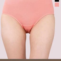 Soie Multi Color Solid Cotton High Waist Full Coverage Solid Cotton Briefs (Assorted Pack of 3)-image-0