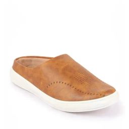 Fausto Men's Tan Mule Shoes-image-74