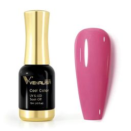 VENALISA Coat Color UV & LED Soak Off Gel Nail Polish 12ml - Plum 1027-image-87