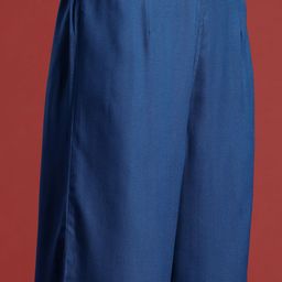 Anouk Sleeveless A-Line Kurta with Palazzos & With Dupatta image 3