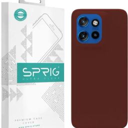 Sprig Back Cover for MOTOROLA EDGE 50 NEO (Brown)-image-98