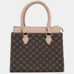 Styli Brown Printed Handbag-40