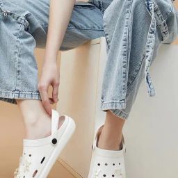 Ginger by Lifestyle Women's White Back Strap Clogs-picture-43